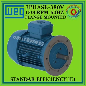  WEG IE1 2.2KW - 3HP 4POLE 1500RPM 3PHASE B5 FLANGE MOUNTED ELECTRIC MOTOR