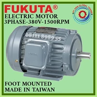 FUKUTA AEEF MOTOR 3KW 4HP 1500RPM 3PHASE 100-2 B3 FOOT - TAIWAN