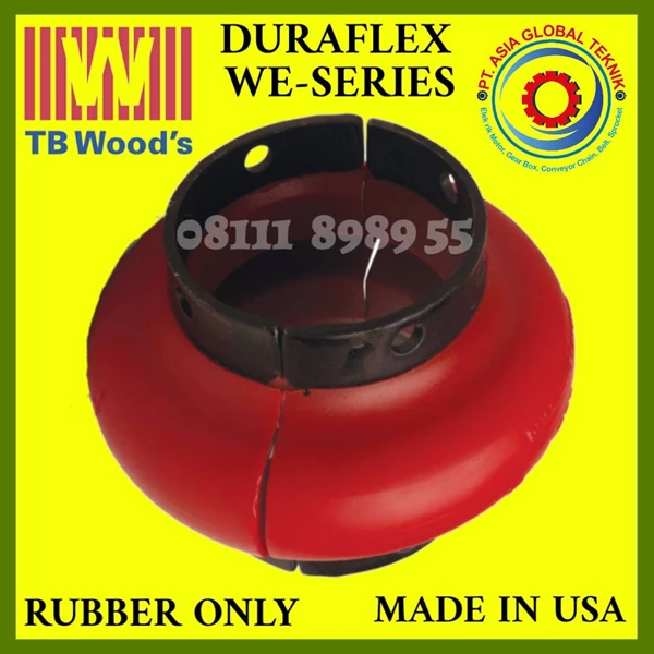 DURAFLEX COUPLING WE40 ELEMENT ONLY WITHOUT HUB MADE IN USA