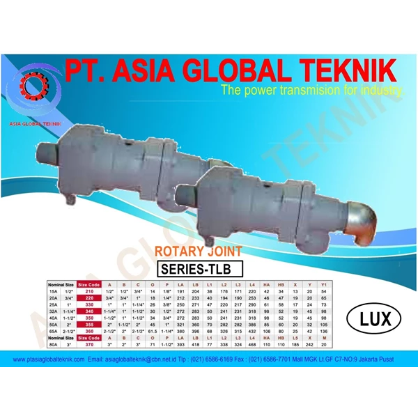 ROTARY JOINT LUX TLA-TLB