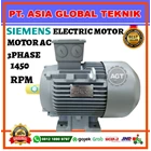 SIEMENS ELECTRIK MOTOR 1LE0102-0DB32-2AA4--0.75KW/1HP/4P/3PHASE/B3 1