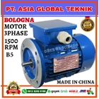BOLOGNA 0.5HP/0.37KW/4POLE/3PHASE/B5 FLANGE ELECTRIC MOTOR 1