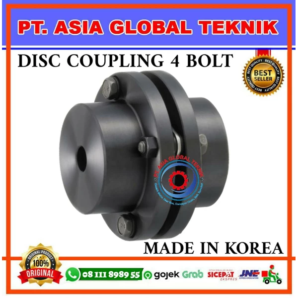 JAC DISC COUPLING 4 BOLT TYPE A3-25 S MADE IN KOREA